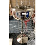 FOUR BOTTLE WINE COOLER ON STAND - 83 CMS (H) APPROX