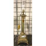 MARBLE COLUMN TABLE LAMP - 52 CMS (H) APPROX