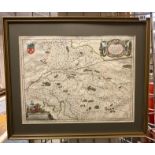 MAP OF FRANCE - 39.5 X 51 CMS APPROX