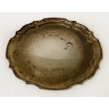 HM SILVER SALVER - 20.5 CMS (D) 10 OZS APPROX