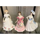 THREE BOXED ROYAL DOULTON FIGURINES - ONE HAS SOME SLIGHT DAMAGE