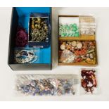 QTY OF VINTAGE BEADS