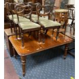 VICTORIAN WINDOUT TABLE & 6 CHAIRS