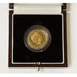 2000 BRITTANIA GOLD PROOF 325 COIN NO. 295 ROYAL MINT ISSUE 8.513 GRAMS APPROX