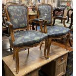 PAIR OF FRENCH STYLE CHAIRS
