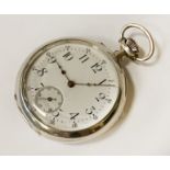 EARLY L.U.C ''MARQUE DE FAERIQUE'' 800 SILVER POCKET WATCH