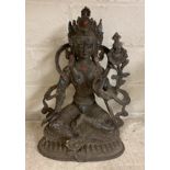 BRONZE CHINESE BUDDHA 22CMS (H) APPROX