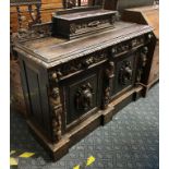 JACOBEAN STYLE CARVED SIDEBOARD