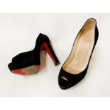 PAIR OF CHRISTIAN LOUBOUTIN SHOES - SIZE 5 -38
