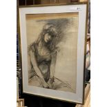 FRAMED DRAWING OF A GIRL