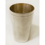 RARE DESIGNER THEO FENNEL HM SILVER GOBLET - APPROX 9 IMP OZ -266 GRAMS 12CMS (H) APPROX