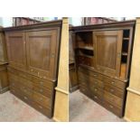 MILITARY 12 DRAWER CABINET - ONE HANDLE MISSING