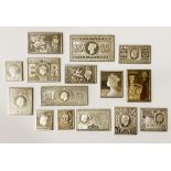 H/M SILVER JUBILEE STAMPS (15 IN TOTAL)