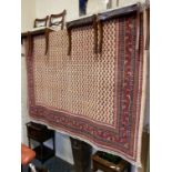 FINE NORTH EAST PERSIAN ARAK CARPET 310CMS X 230CMS