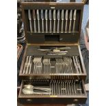 CASED PART CANTEEN OF CUTLERY