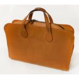 BILL AMBERG - TAN BRIEFCASE & DUST JACKET - GREAT USED PATINA