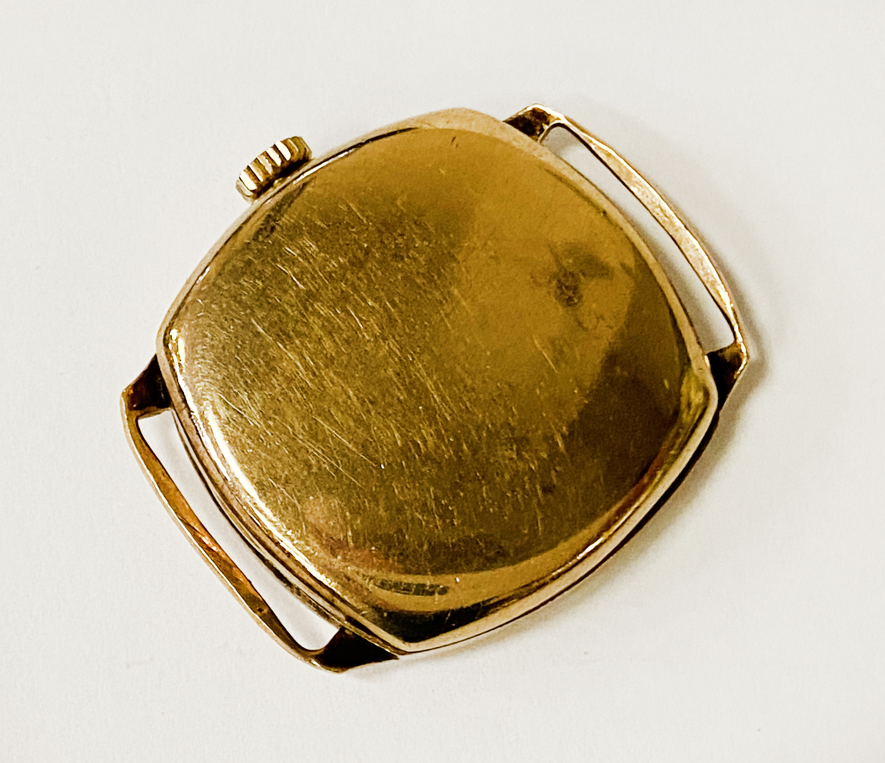 9 CT TUDOR GENTS WRISTWATCH IN DENISON CASE NEEDS AN HOUR HAND , MADE FOR ROLEX - WORKING - Image 2 of 2