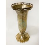 HM SILVER VASE (10'' HEIGHT) 19 OZ (IMPERIAL) 540 GRAMS APPROX