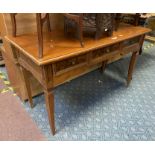 OAK INLAID DESK