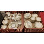 LARGE COLLECTION OF AYNSLEY FINE BONE CHINA & SOME GLASSES