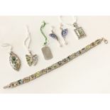 MIXED LOT SILVER JEWELLERY