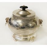 VICTORIAN SILVER TEA CADDY 648 GRAMS APPROX - 17.5 CMS (H) APPROX