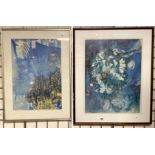 2 MARC CHAGALL PRINTS - FRAMED