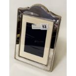H/M SILVER PHOTO FRAME BY CARRS 10'' X 7'' APPROX