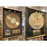 UNITED ARTIST RECORD PRESENTED TO ARTUR MOGULL TO COMMEMORATE ''WARS GREATEST HITS'' WITH A FRAMED