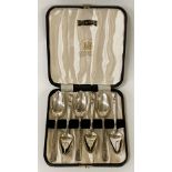 SET OF SIX STERLING SILVER TEASPOONS - APPROX 6.1 OZ