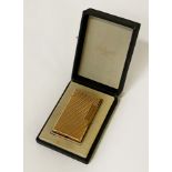 BOXED GOLD PLATED DUPONT LIGHTER IN DUPONT BOX
