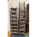 COLLECTION OF LADDERS