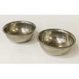 PAIR OF LIBERTY & CO PEWTER BOWLS