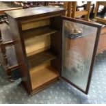 MAHOGANY GLAZED CABINET