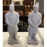 PAIR OF CHINESE WARRIORS