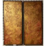 NANCY NOVA ROYAL ACADEMY EXHIBITOR FOR THE LAST 2 YEARS DIPTYCH ''BAROLE'' SIGNED & DATED 120CMS (H)