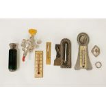 HM SILVER BABY RATTLE & OTHER ITEMS