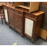 BREAKFRONT INLAID SIDEBOARD