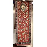 FINE NORTH WEST PERSIAN SAROUK RUNNER 310CMS X 70CMS