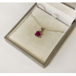 RUBY PENDANT