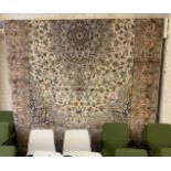 FINE CENTRAL PERSIAN KASHAN CARPET 380CMS X 247CMS