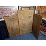 3 SCREEN TAPESTRY - FRENCH A/F 125.5CMS (H) APPROX