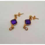 AMETHYST STUDS