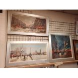 THREE HENDERSON CISZ HAND ENHANCED CANVASSES ON BOARD LIMITED PRINTS - FRAMED - SOME COMMENSURATE