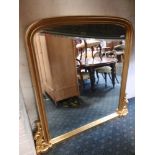 GILTWOOD OVERMANTLE MIRROR