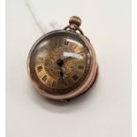 9CT GOLD POCKET WATCH - 18.3 GRAMS TOTAL