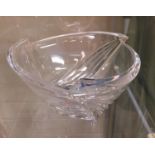 SIGNED ROSENTHAL ART GLASS BOWL - 9 CMS (H) APPROX