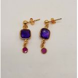 AMETHYST STUDS