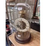 SKELETON CLOCK UNDER GLASS DOME 32CMS (H) APPROX