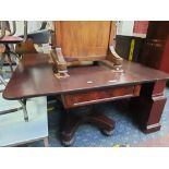 VICTORIAN MAHOGANY DROP LEAF TABLE